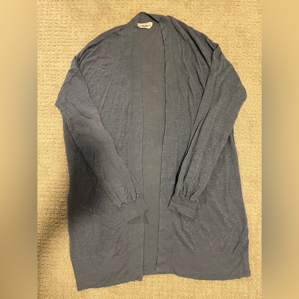 Blue Cardigan